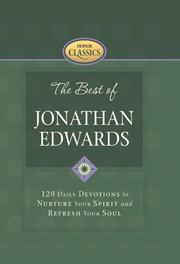 Cover of: The Best of Jonathan Edwards (Honor Classics)