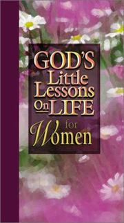 Cover of: God's little lessons for women.