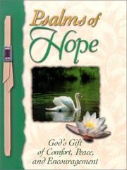 Cover of: Psalms of hope: God's gift of comfort, peace, and encouragement.