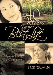 Cover of: 40 Days to Your Best Life for Women (40 Days to Your Best Life...)