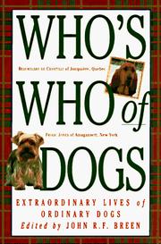 Cover of: Who's who of dogs by John R.F. Breen, editor.