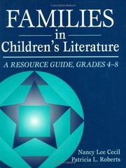 Cover of: Families in children's literature: a resource guide, grades 4-8