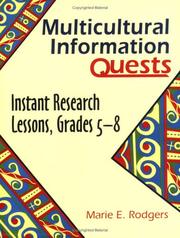 Cover of: Multicultural information quests: instant research lessons, grades 5-8
