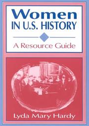 Cover of: Women in U.S. history | Lyda Mary Hardy