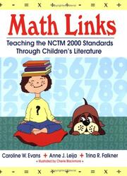 Cover of: Math Links: Teaching the NCTM 2000 Standards Through Children's Literature