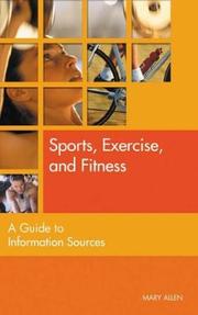 Cover of: Sports, Exercise, and Fitness: A Guide to Reference and Information Sources (Reference Sources in the Social Sciences)