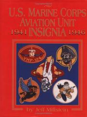 Cover of: U.S. Marine Corps aviation unit insignia, 1941-1946 by Jeff Millstein