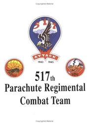 Cover of: 517th Parachute Regimental Combat Team. by 