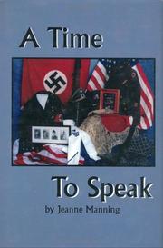 Cover of: A time to speak by Jeanne Manning