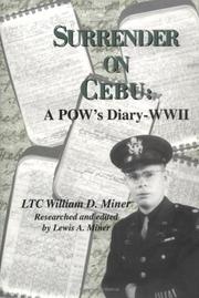 Surrender on Cebu by William D. Miner, William Miner, Lewis A. Miner