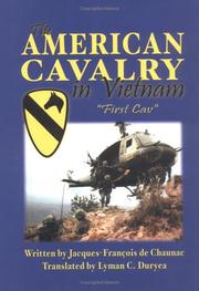 Cover of: The American Cavalry in Vietnam by Jacques-Francois de Chaunac