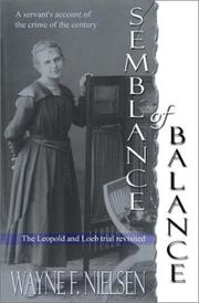 Cover of: Semblance of balance: a novel