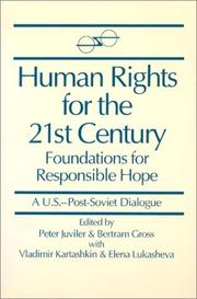 Cover of: Human Rights for the 21st Century by Peter Juviler