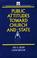 Cover of: Public attitudes toward church and state