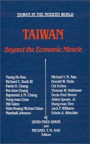 Cover of: Taiwan: Beyond the Economic Miracle (Taiwan in the Modern World (M.E. Sharpe Hardcover))