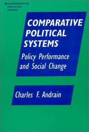 Cover of: Comparative political systems: policy performance and social change
