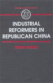 Cover of: Industrial Reformers in Republican China (Studies on Modern China)