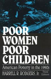 Cover of: Poor women, poor children: American poverty in the 1990s
