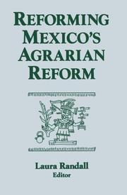 Cover of: Reforming Mexico's agrarian reform by Laura Randall, editor.