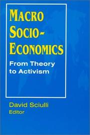 Macro socio-economics by David Sciulli