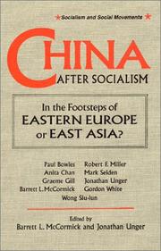 Cover of: China after socialism by Paul Bowles ... [et al.] ; edited by Barrett L. McCormick and Jonathan Unger.