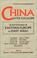 Cover of: China after socialism