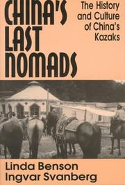 Cover of: China's last Nomads by Linda Benson