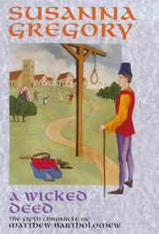 Cover of: A Wicked Deed (The fifth chronicle of Matthew Bartholomew)