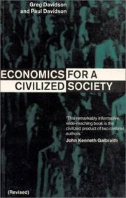 Cover of: Economics for a civilized society
