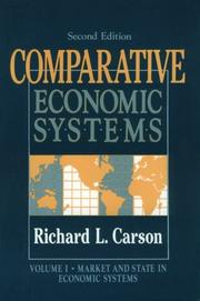 Cover of: Comparative Economic Systems by Richard L. Carson