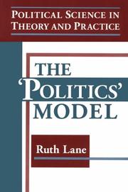 Cover of: Political Science in Theory and Practice by Ruth Lane