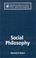 Cover of: Social philosophy