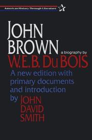 Cover of: John Brown by W. E. B. Du Bois