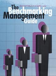 Cover of: The Benchmarking management guide