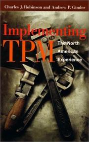 Cover of: Implementing TPM by Robinson, Charles J., Robinson, Charles J.