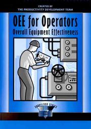 Cover of: Oee for Operators: Overall Equipment Effectiveness (Shopfloor Series)