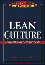 Cover of: Lean Culture: Collected Practices and Cases (Insights on Implementation)