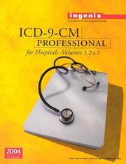 Cover of: ICD-9-CM Professional for Hospitals, Volumes 1, 2 & 3--2004 by Medicode, Anita C. Hart