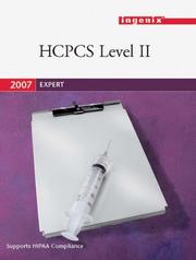 Cover of: HCPCS 2007 Level II Expert (Hcpcs Level II Expert (Spiral))