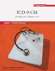 Cover of: ICD-9-CM 2007 Professional for Physicians (Physician's Icd-9-Cm)