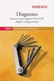 Cover of: Coder's Desk Reference for Diagnoses 2007