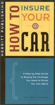 How to insure your car by Merritt Publishing