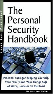 Cover of: The Personal Security Handbook