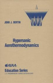 Cover of: Hypersonic aerothermodynamics
