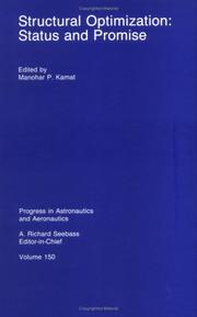 Cover of: Structural Optimization: Status and Promise (Progress in Astronautics and Aeronautics)