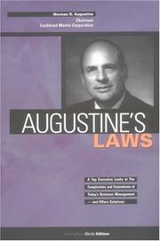 Cover of: Augustine's laws by Norman R. Augustine