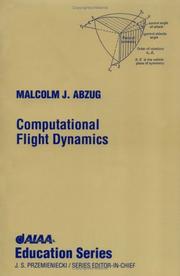 Cover of: Computational flight dynamics