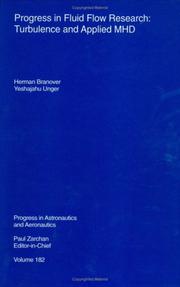 Cover of: Progress in fluid flow research by [edited by] Herman Branover, Yeshajahu Unger.