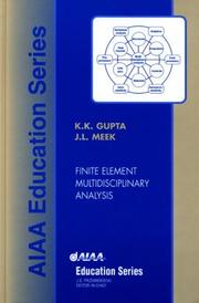 Cover of: Finite Element Multidisciplinary Analysis (Aiaa Education Series)