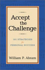 Cover of: Accept the Challenge: 101 Strategies for Personal Success